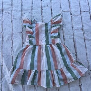 Janie and Jack Multicolor Striped Dress